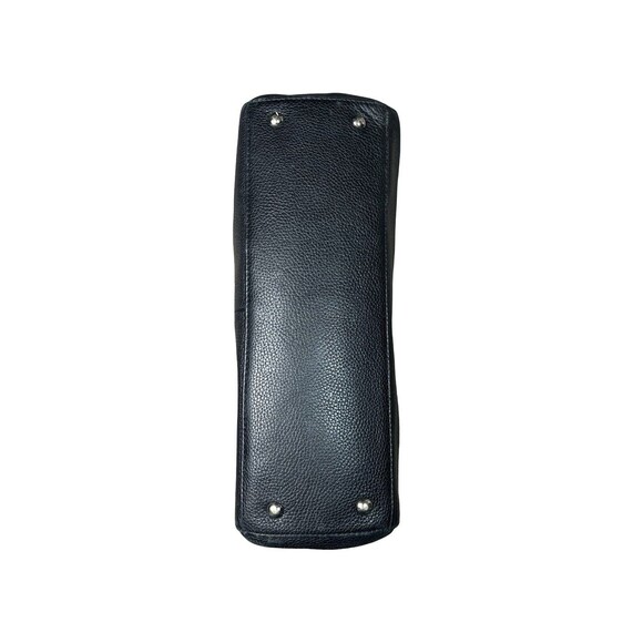 Coach Penelope Black Pebbled Leather 9x12x5” Hand Bag PurseTurn-Lock - Picture 3 of 16